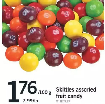 Fortinos Skittles fruit candy offer