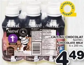 IGA Lait Au Chocolat 6x200ml offer