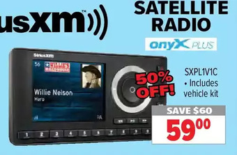 2001 Audio Video Siriusxm satellite radio offer