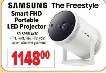 2001 Audio Video Samsung the freestyle smart fhd portable led projector offer