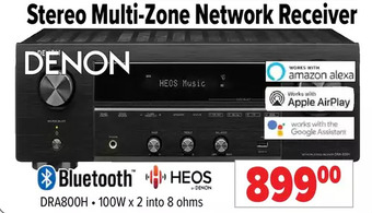 2001 Audio Video Denon stereo multi-zone network receiver offer