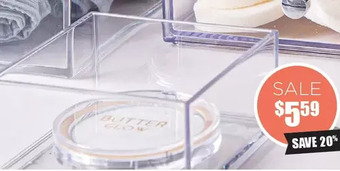 Kitchen Stuff Plus Idesign clarity bath organizers offer