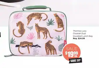 Kitchen Stuff Plus Thermos lazy cheetah dual insulated lunch bag offer