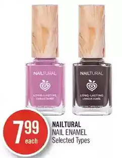Shoppers Drug Mart Nailtural nail enamel offer