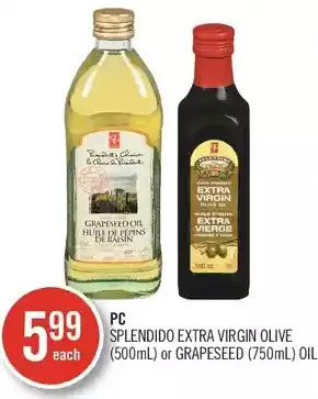 Shoppers Drug Mart Pc splendido extra virgin olive or grapeseed oil offer