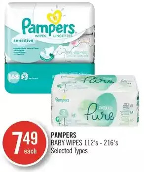 Shoppers Drug Mart Pampers baby wipes offer