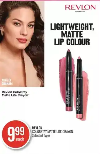 Shoppers Drug Mart Revlon colorstay matte lite crayon offer