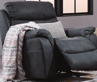 Leon's Morrow ii glider recliner - grey offer