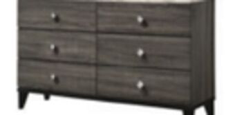 Leon's Amber dresser - grey, black offer