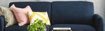 Leon's Ryan sofa - dark blue offer