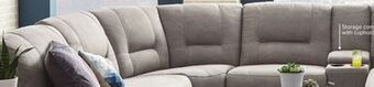 Leon's Pasadena 6-piece reclining sectional with right-facing chaise - light grey offer