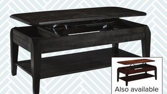 Leon's Lennox lift-top coffee table - dark grey offer
