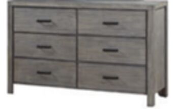 Leon's Copeland dresser - wire-brushed grey offer