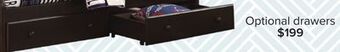 Leon's Starship bunk bed pair of drawers - grey espresso offer