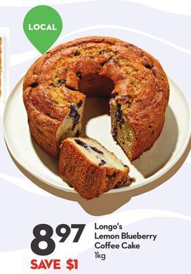 Longo's Longo's lemon blueberry coffee cake offer