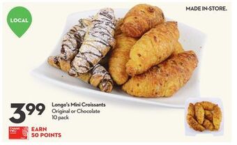 Longo's Longo's mini croissants offer