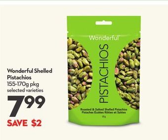 Longo's Wonderful shelled pistachios offer