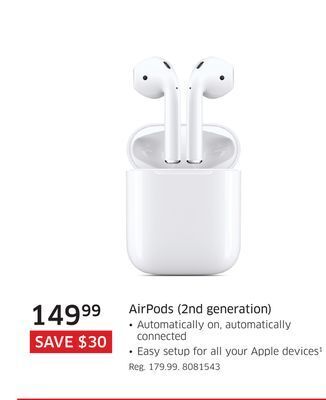 The Source Apple airpods (2nd generation) offer