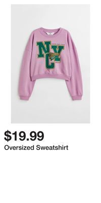 H&M Oversized sweatshirt offer
