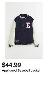 H&M Appliquéd baseball jacket offer