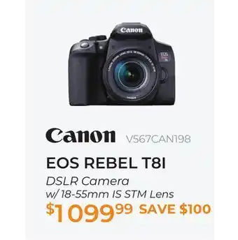 Henry's Canon eos rebel t8i offer