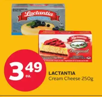 Rexall Lactantia cream cheese offer