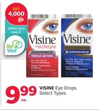 Rexall Visine eye drops offer
