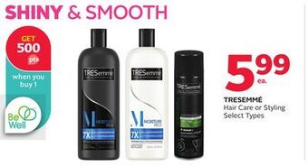 Rexall Tresemmé hair care or styling offer