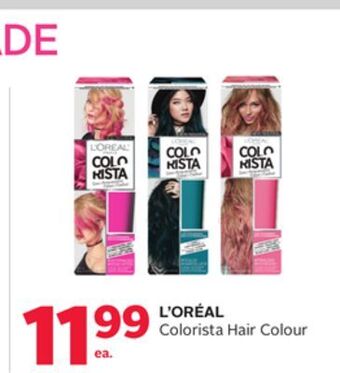 Rexall L'oréal colorista hair colour offer