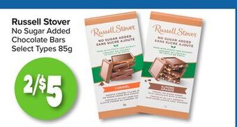 PharmaChoice Russell stover no sugar added chocolate bars offer