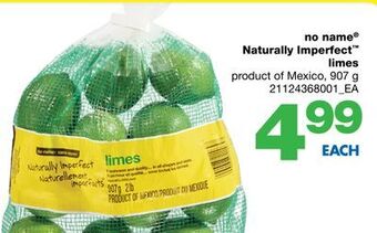 Wholesale Club No name® naturally imperfect™ limes, 907 g offer