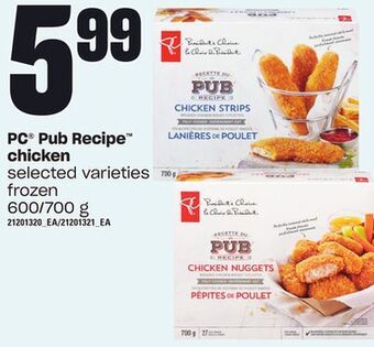 Independent City Market Pc® pub recipe™ chicken, 600/700 g offer