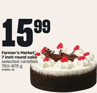 Independent City Market Farmer's market™ 7 inch round cake, 750-875 g offer