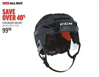 Sport Chek Ccm fl90 hockey helmet offer