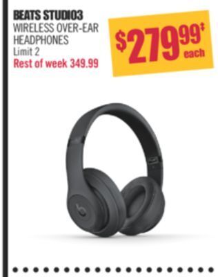 Shoppers Drug Mart Beats studio3 wireless over-ear headphones offer