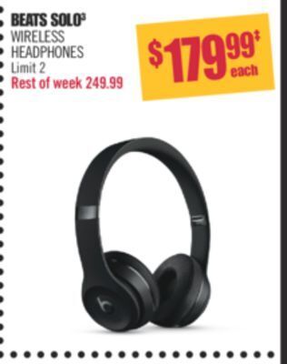 Shoppers Drug Mart Beats solo3 wireless headphones offer