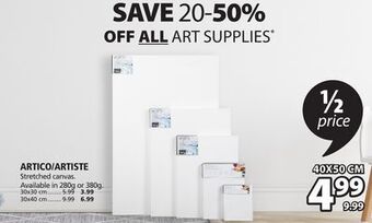 JYSK Artico/artiste stretched canvas offer