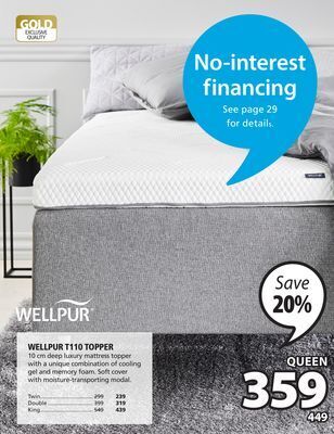 JYSK Wellpur t110 topper offer