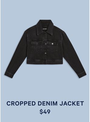 Joe Fresh Cropped denim jacket offer