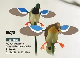 Bass Pro Mojo® outdoors baby drake/hen combo offer