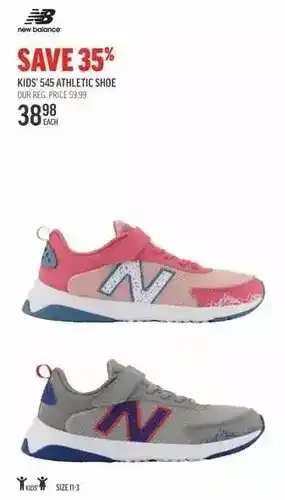 Sport Chek Kids' 545 athletic shoe offer