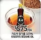 PAT Mart Kadoya sesame oil offer