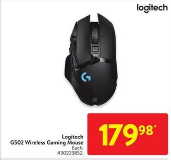 Walmart Logitech g502 wireless gaming mouse offer