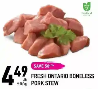 Coppa's Fresh Market Fresh ontario boneless pork steaw offer