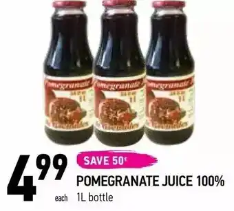 Coppa's Fresh Market Pomegranate juice 100% offer