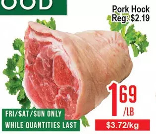 Skyland Foodmart Pork hock offer