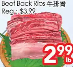 Superking Supermarket Beef back ribs offer