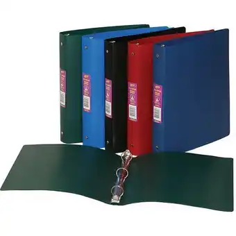 Staples Hilroy poly binder, assorted, 1" offer