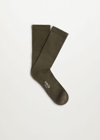Mango Ribbed cotton socks offer