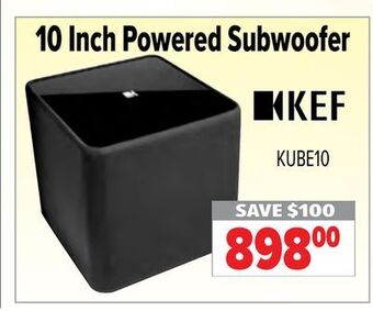 2001 Audio Video 10 inch powered subwoofer offer